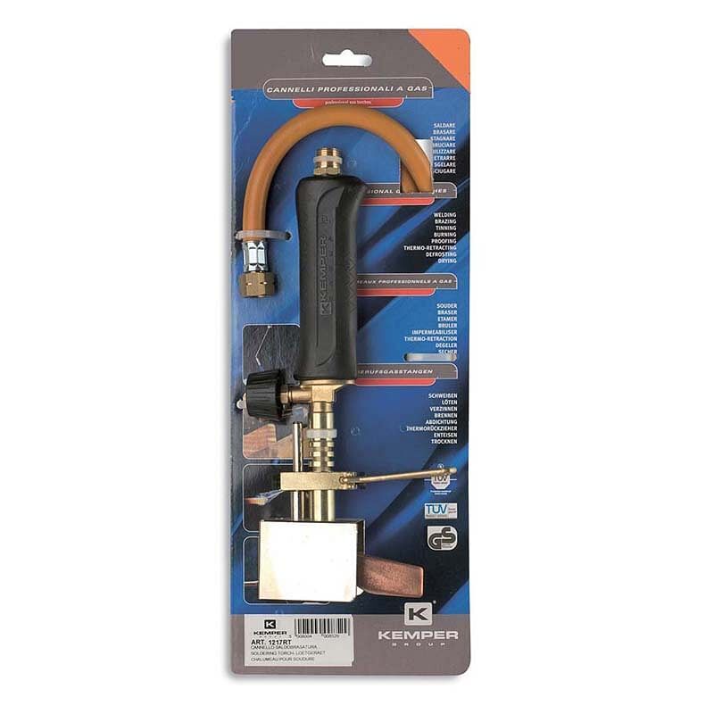 Cannello con mazza rame e tubo Kemper