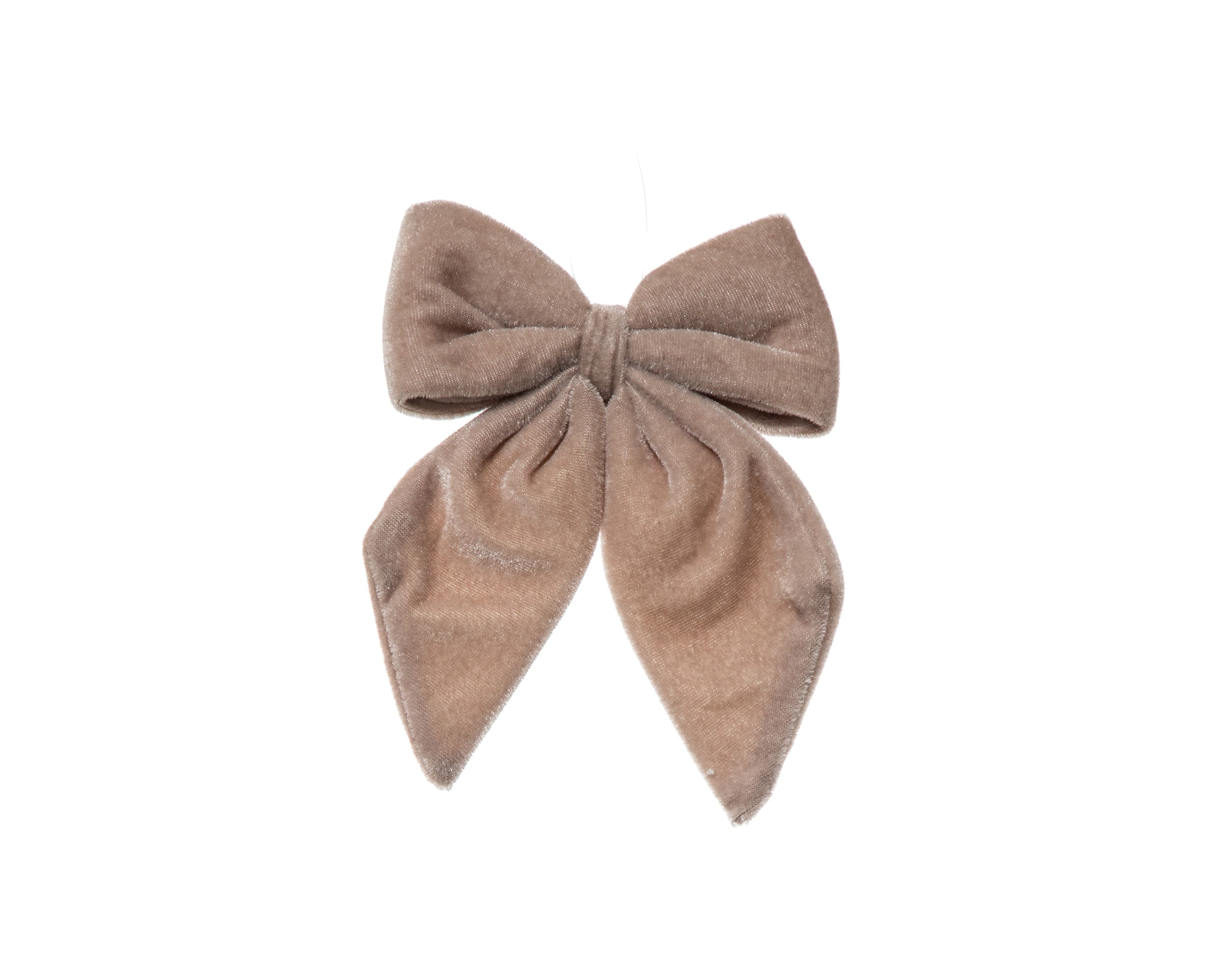 Fiocco velluto champagne