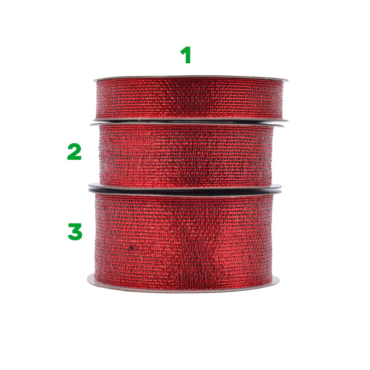 Nastro natalizio rosso