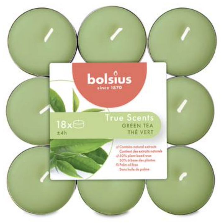 18 candele Tealight 4h Bolsius 8