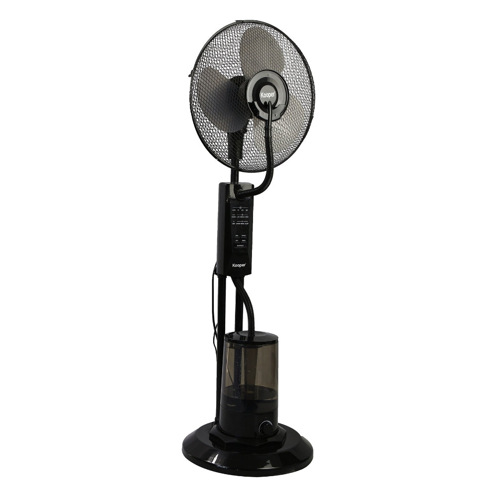 Ventilatore con nebulizzatore Nero