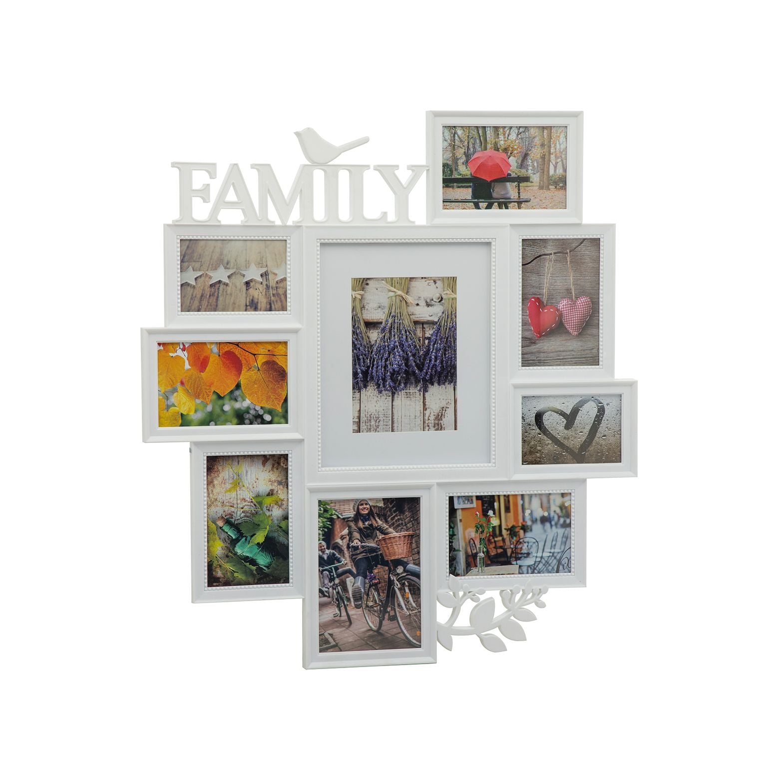 Portafoto a 9 sezioni Bird