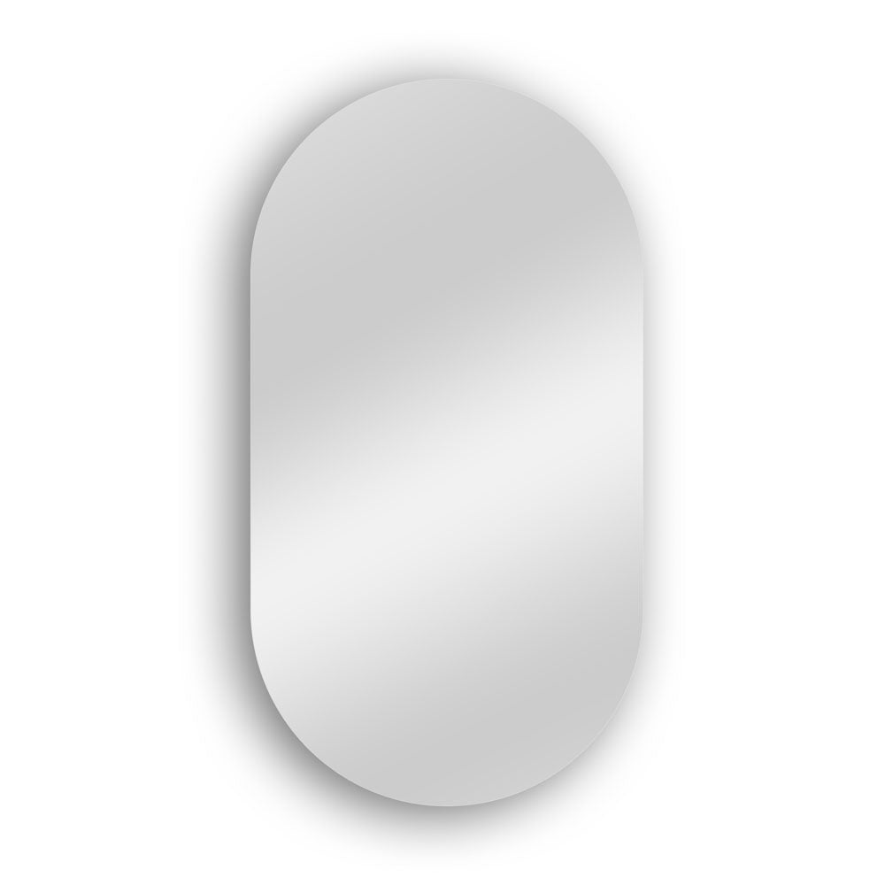 Specchio da bagno ovale retroilluminato reversibile OLIVIA 4