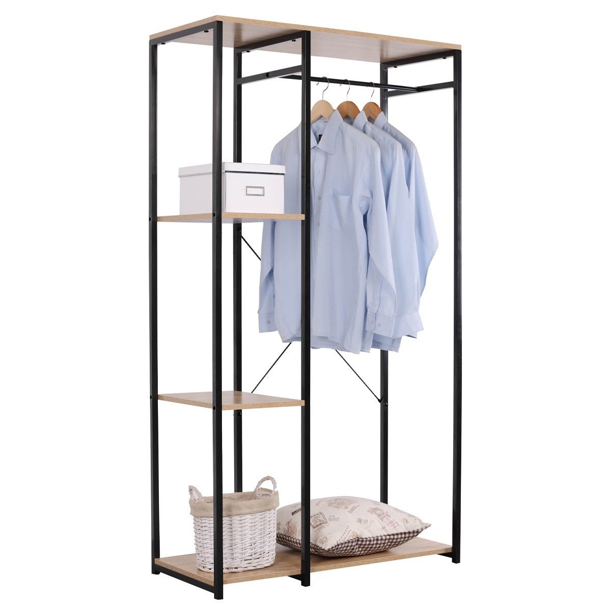 Appendiabiti Tucson con 3 Ripiani