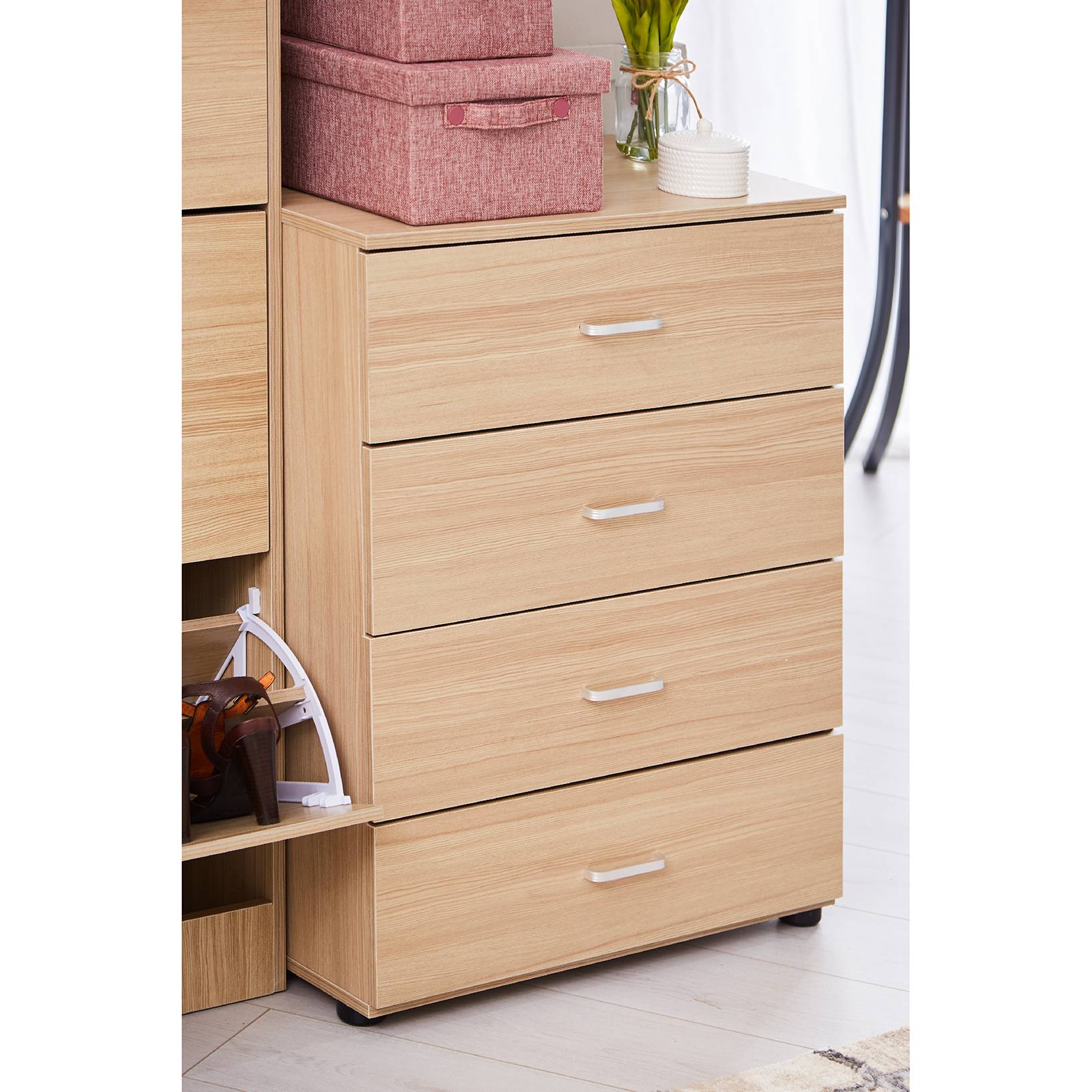 Cassettiera 4 cassetti 3