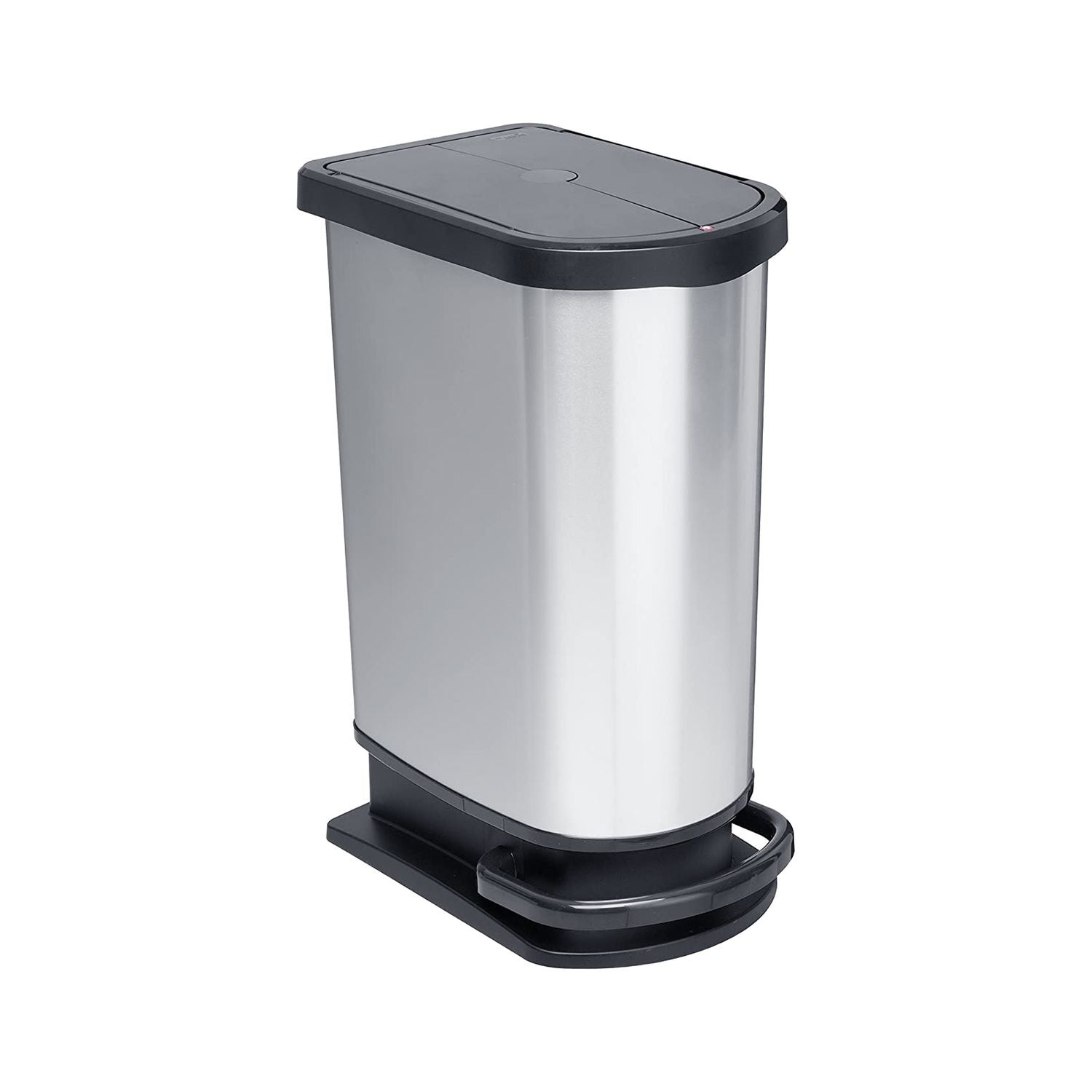 Pattumiera con pedale duo 2x25 lt