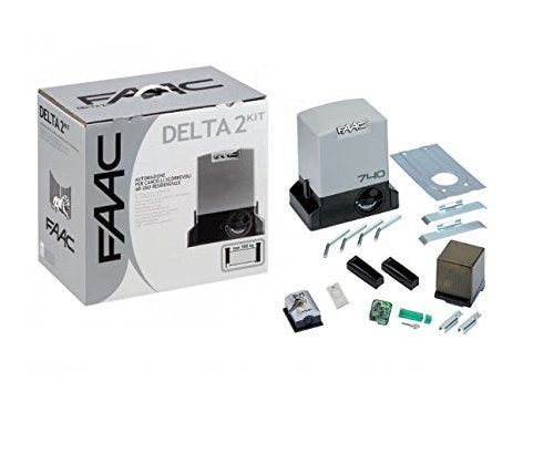 FAAC DELTA 2 KIT 230V AUTOMAZIONE CANCELLI SCORREVOLI 500 KG - FAAK AUTOMAZIONE CANCELLI 1056303