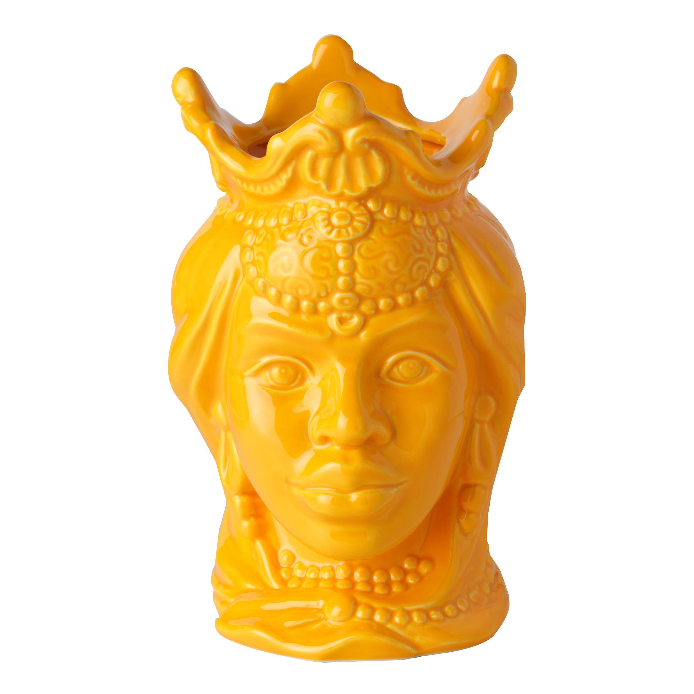 Vaso testa di moro Regina 12