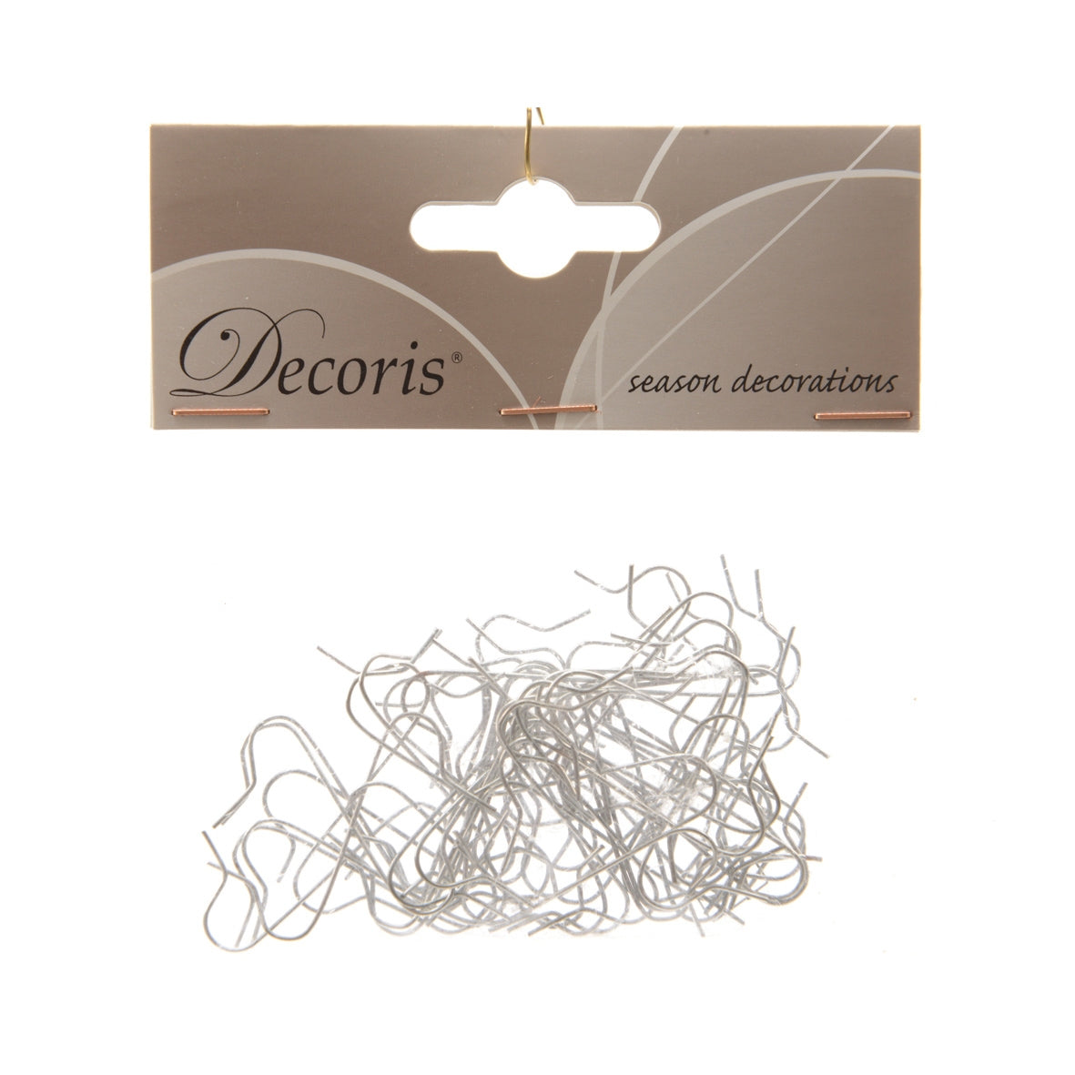 GANCI PER PALLINE ARGENTATI 50 PZ