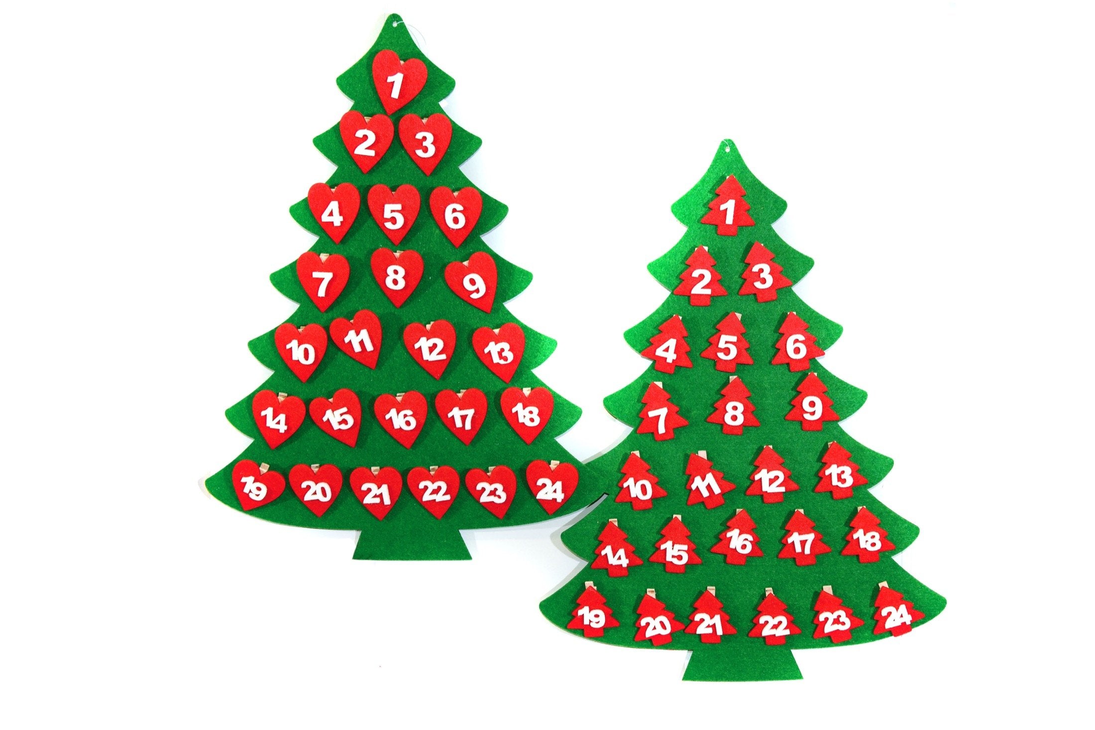 Mollette avvento in pannolenci