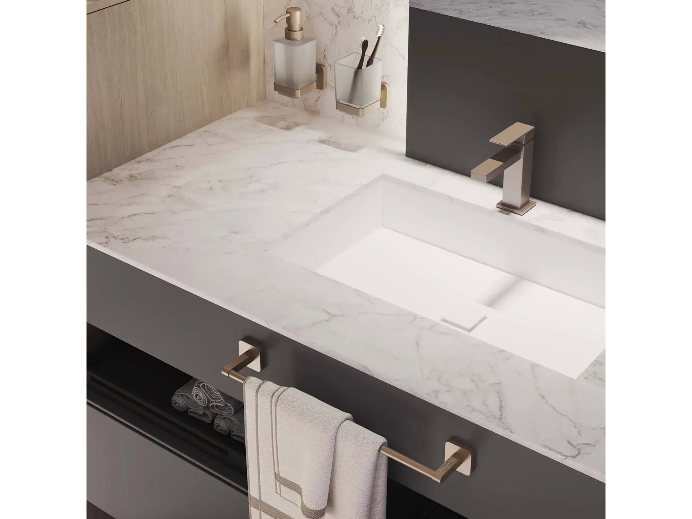 Dispenser Sapone a Parete serie Tonga