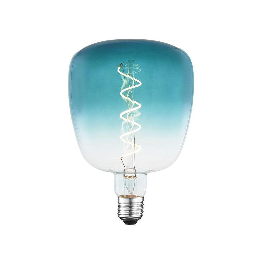 Lampadina vintage zucca blu