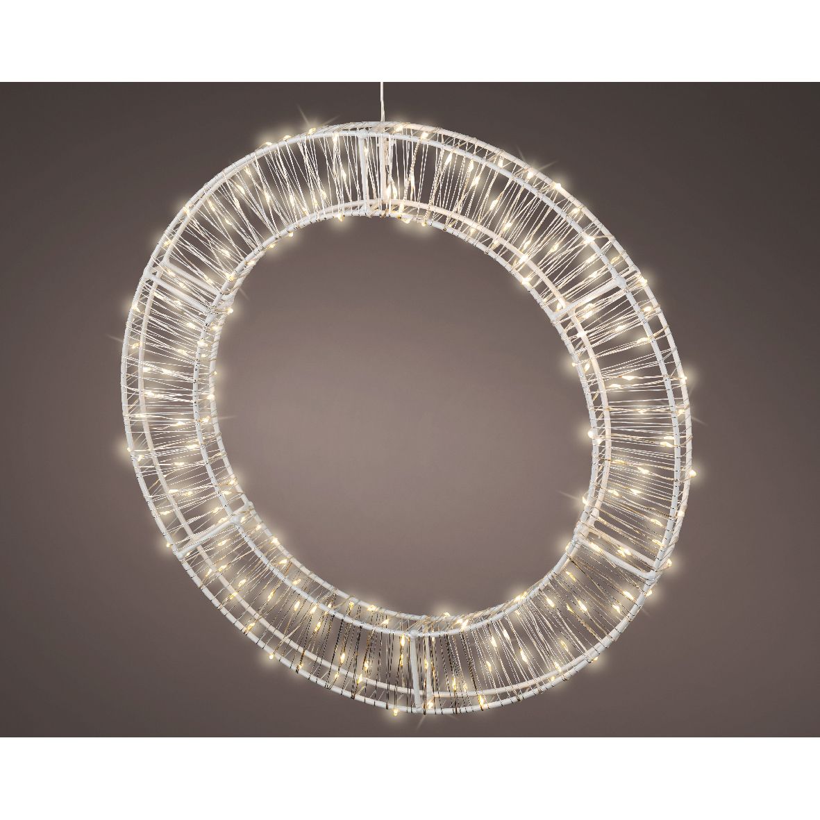 Cerchio luminoso bianco