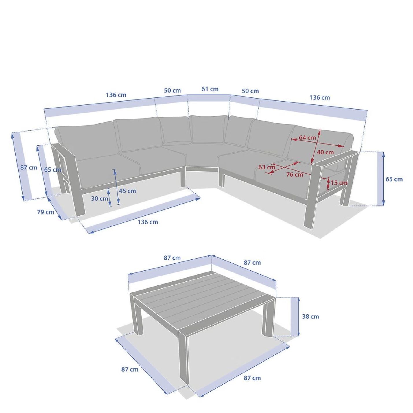Salotto Evasion angolari 7