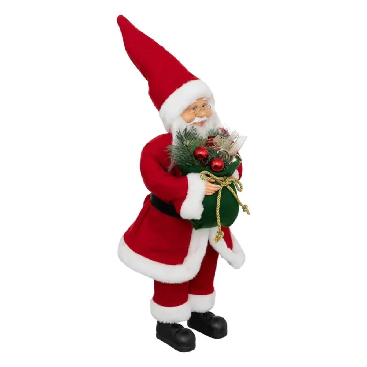 Babbo Natale decorativo 50 cm in Tessuto