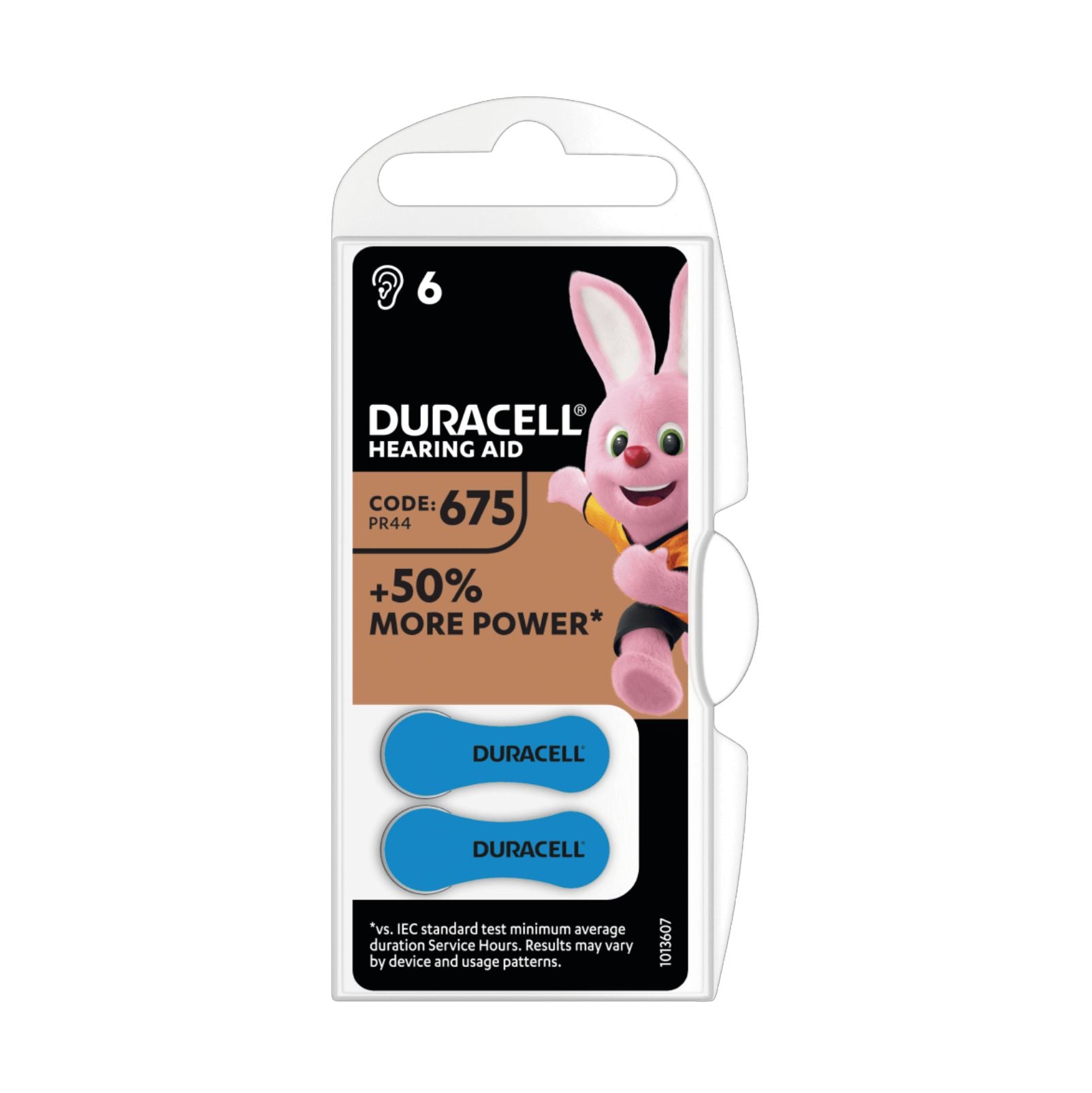 Duracell Easytab 675 batterie per apparecchi acustici 6Pz