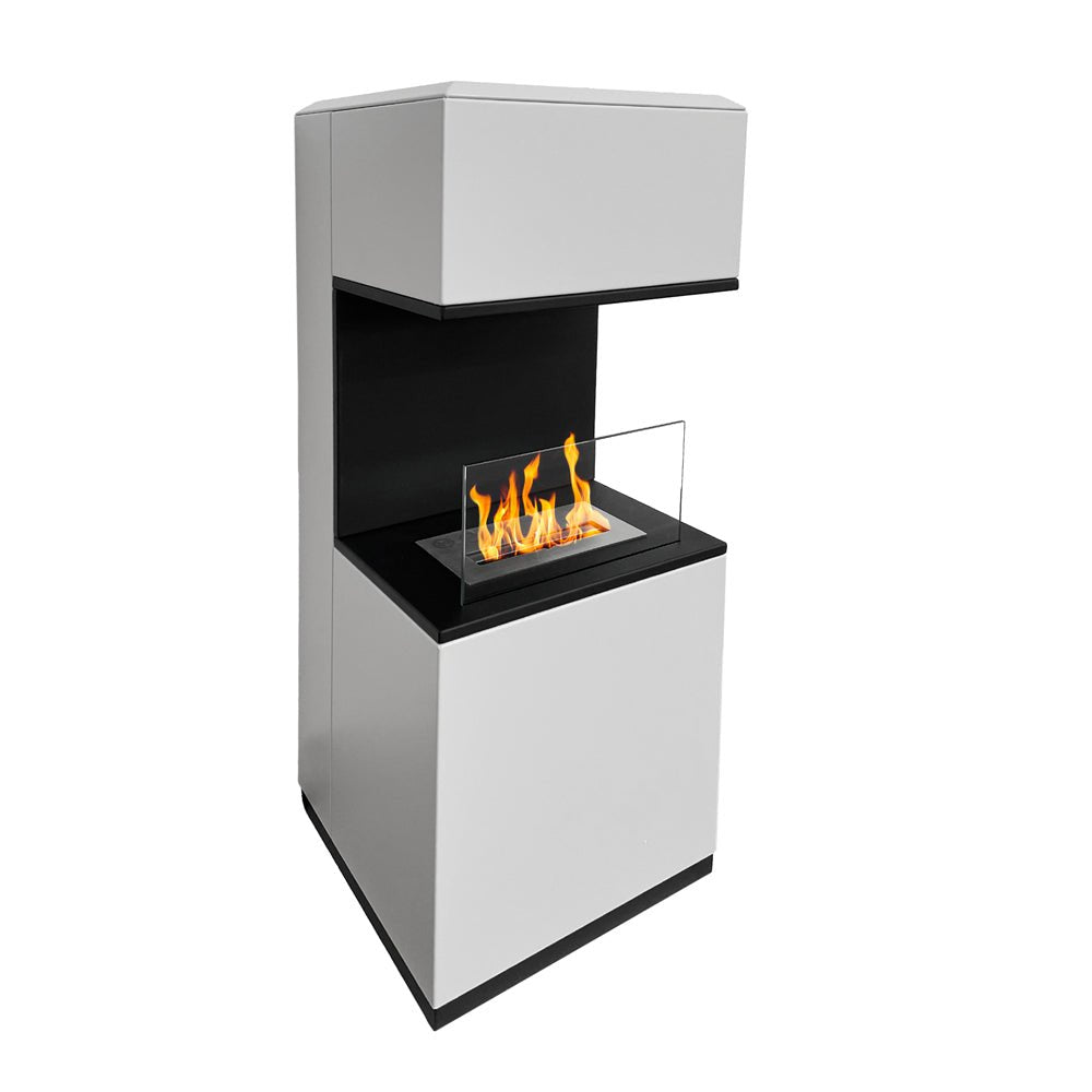 Camino a bioetanolo da terra Oslo in acciao bianco