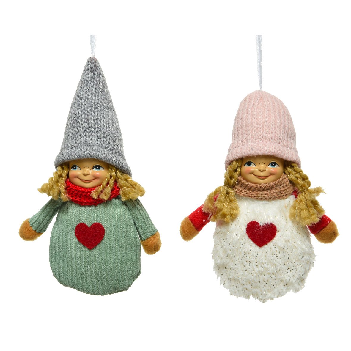 Addobbo albero bambino con cuore Kaemingk