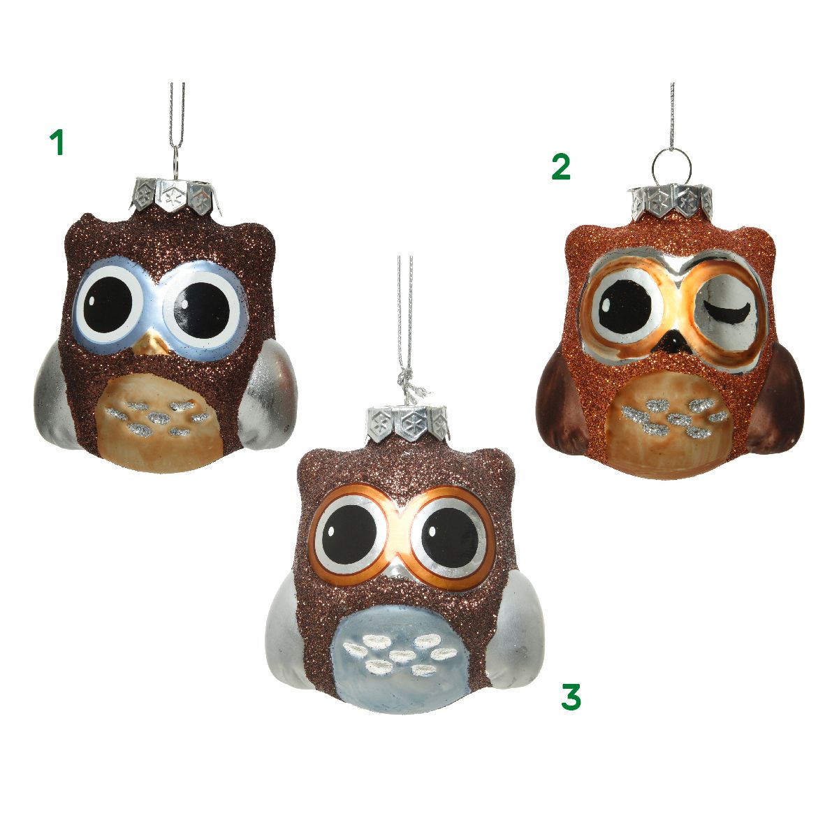 Addobbo albero gufo Kaemingk