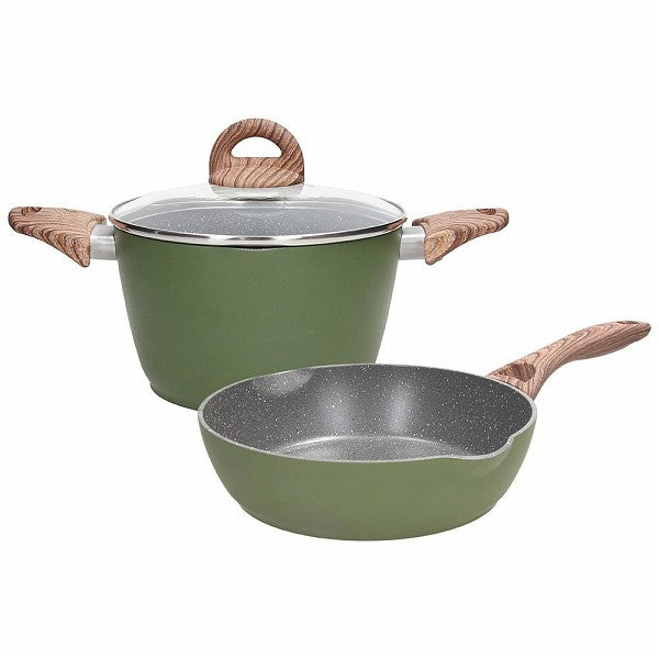 Set 3 pezzi paella/pentola/coperchio Jungle