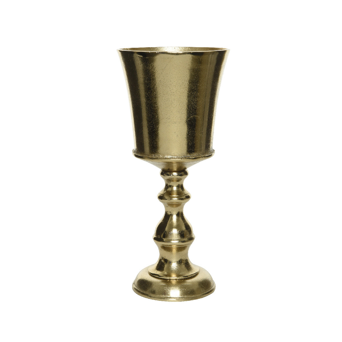 Vaso tronco alto oro