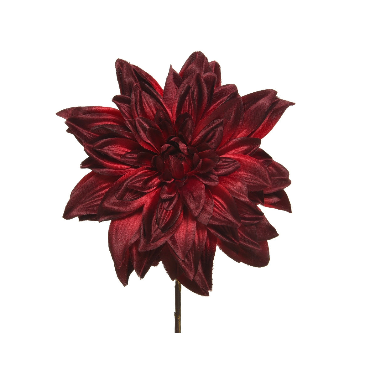 Fiore natalizio Delia Kaemingk rosso scuro