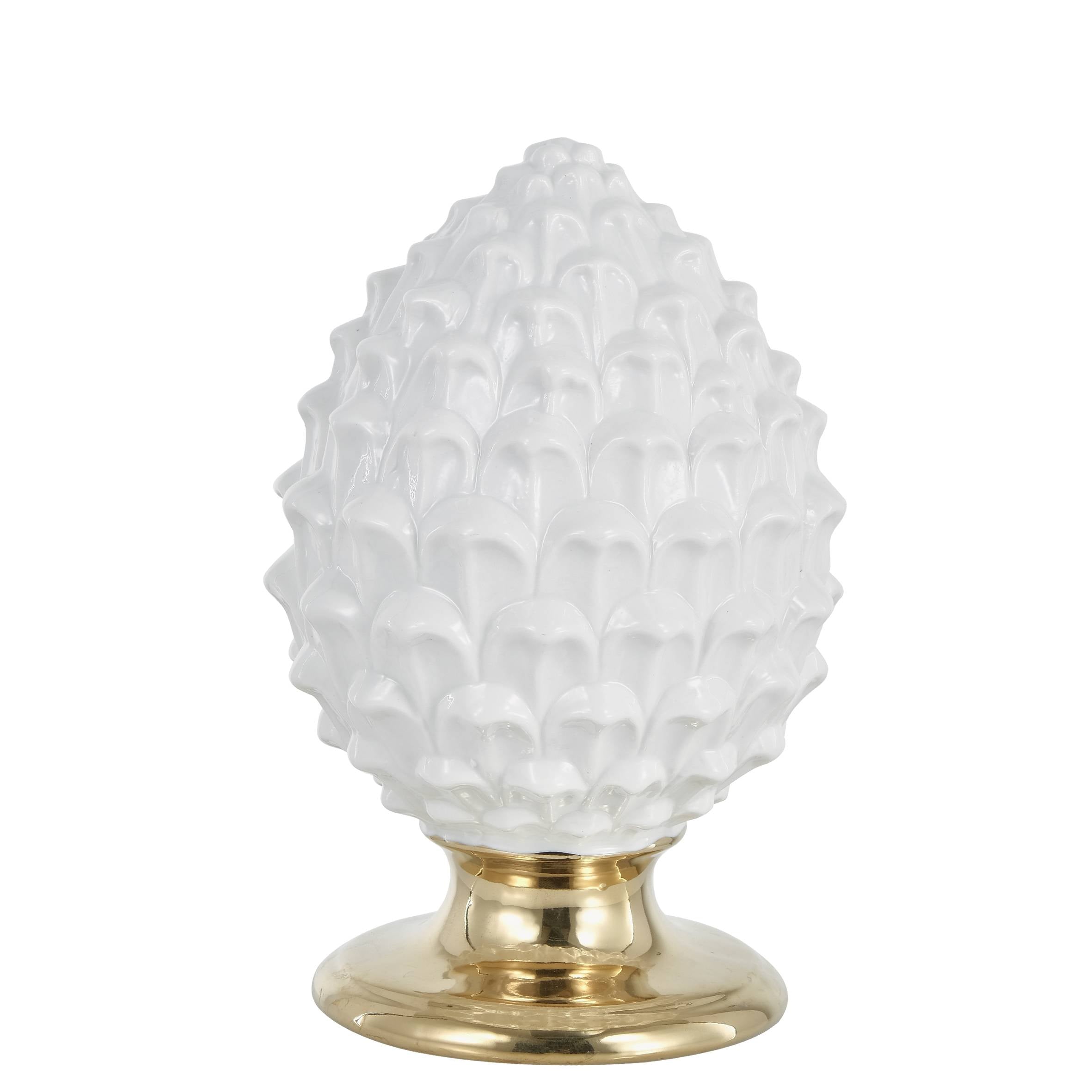 Pigna in porcellana dipinta a mano 18 cm