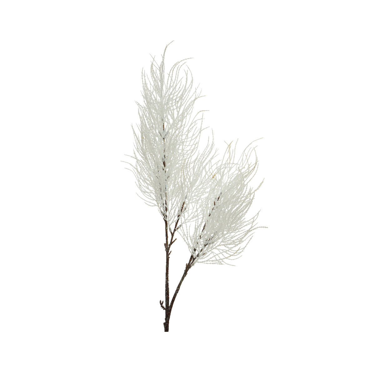 Ramo foglia bianco 30x15x96 cm