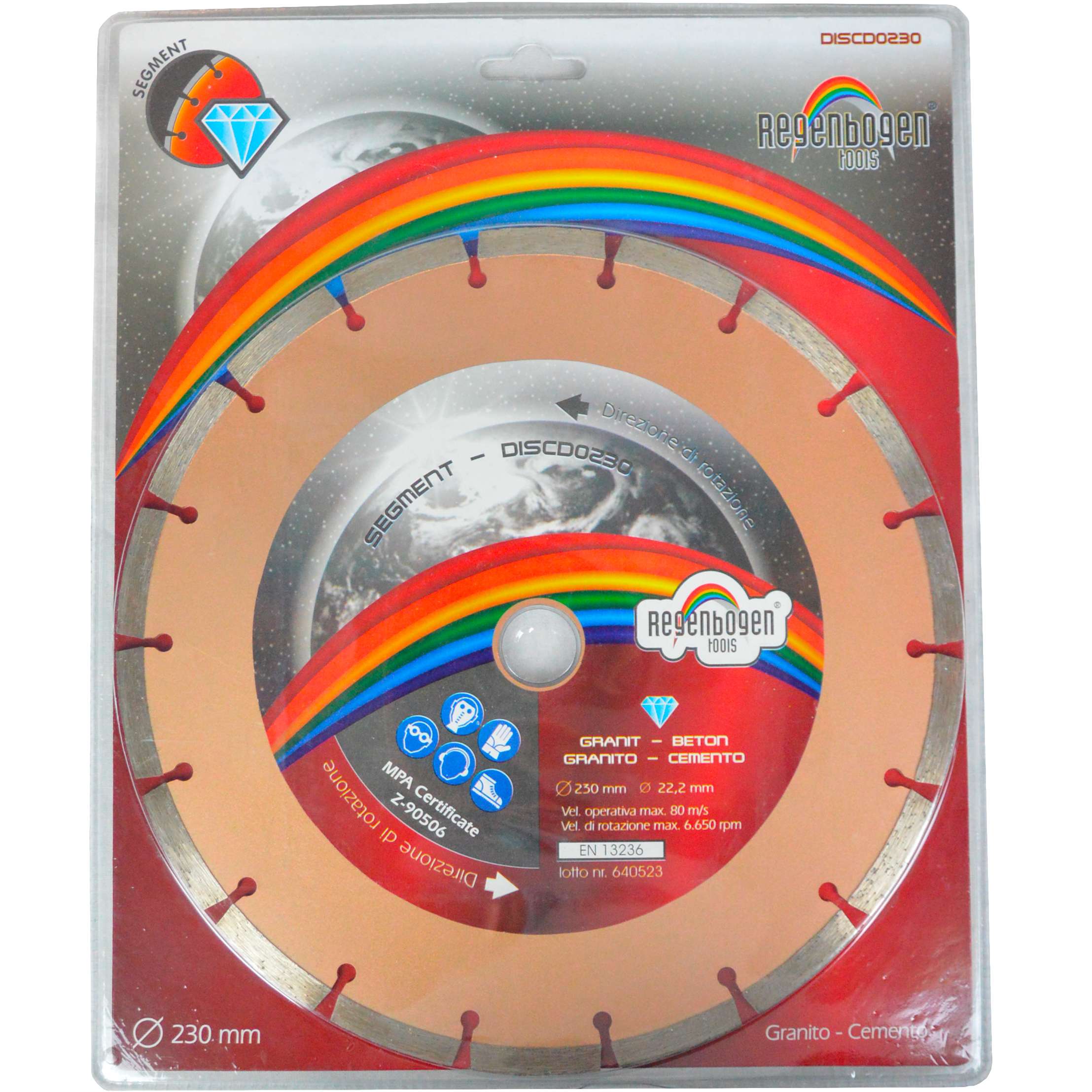 Disco Diamantato segmentato √∏230mm