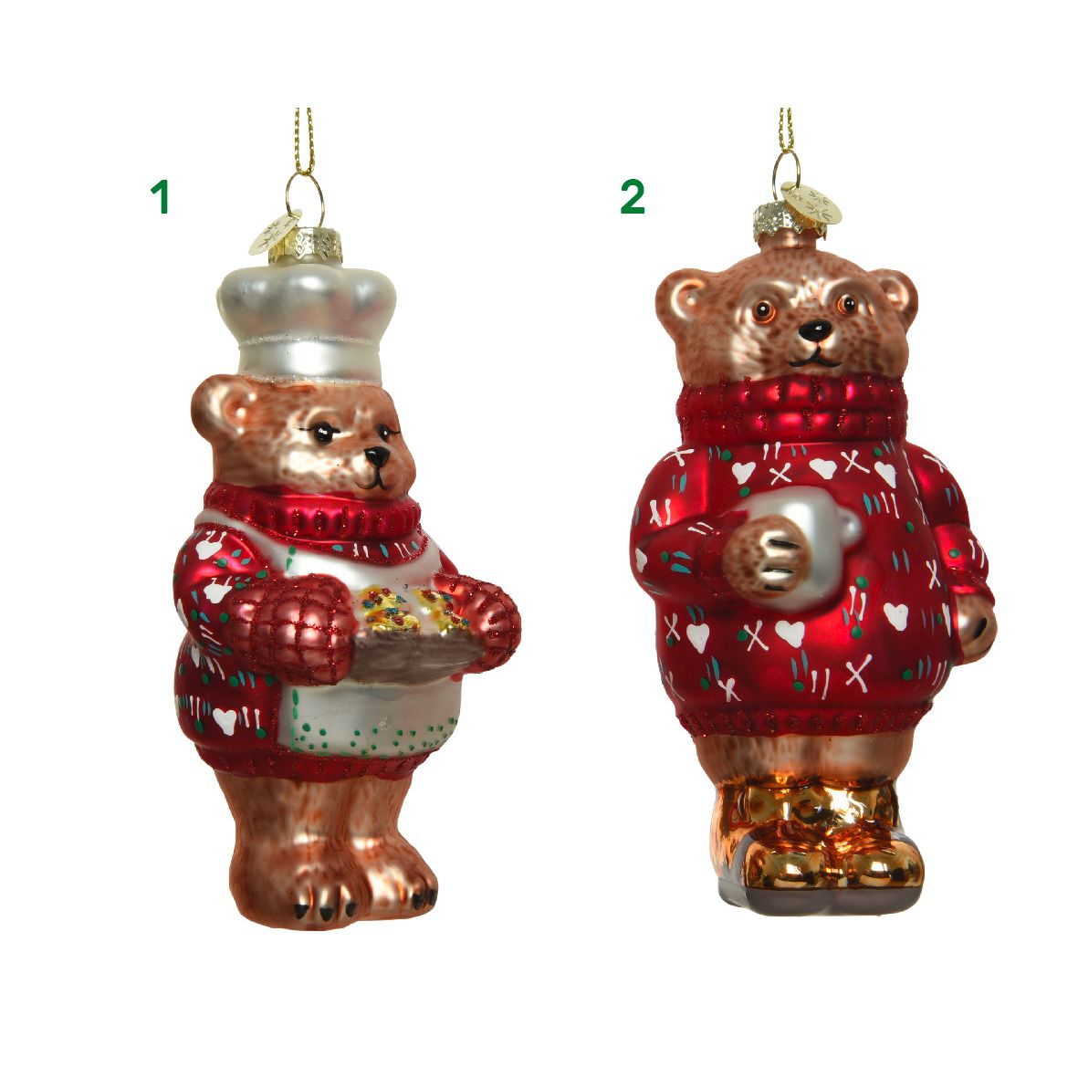 Addobbo orso in cucina Kaemingk