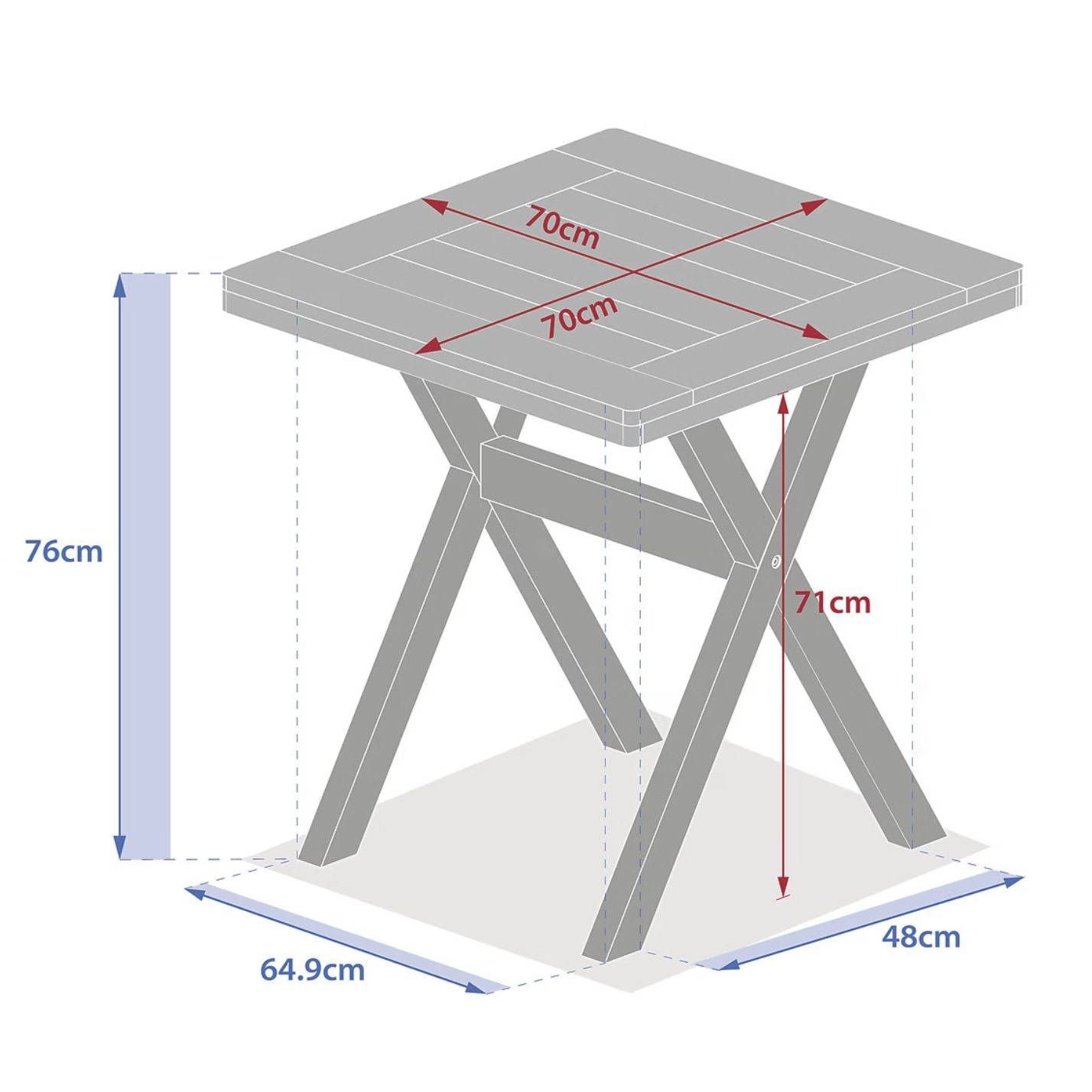Tavolo Xenia Quadrato 3