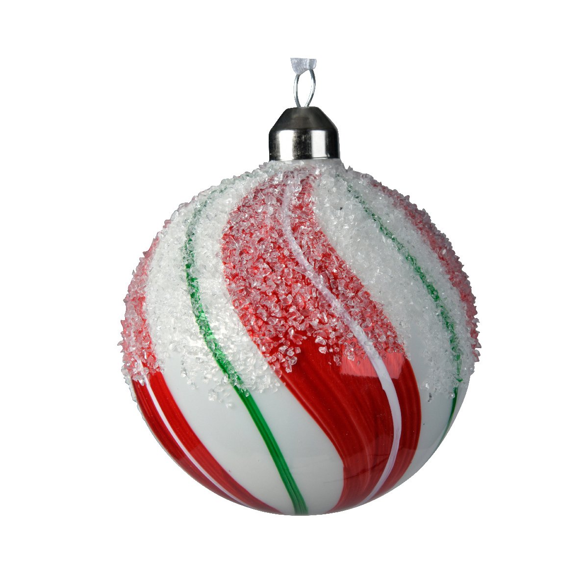 Set 3 palle di natale 8 cm