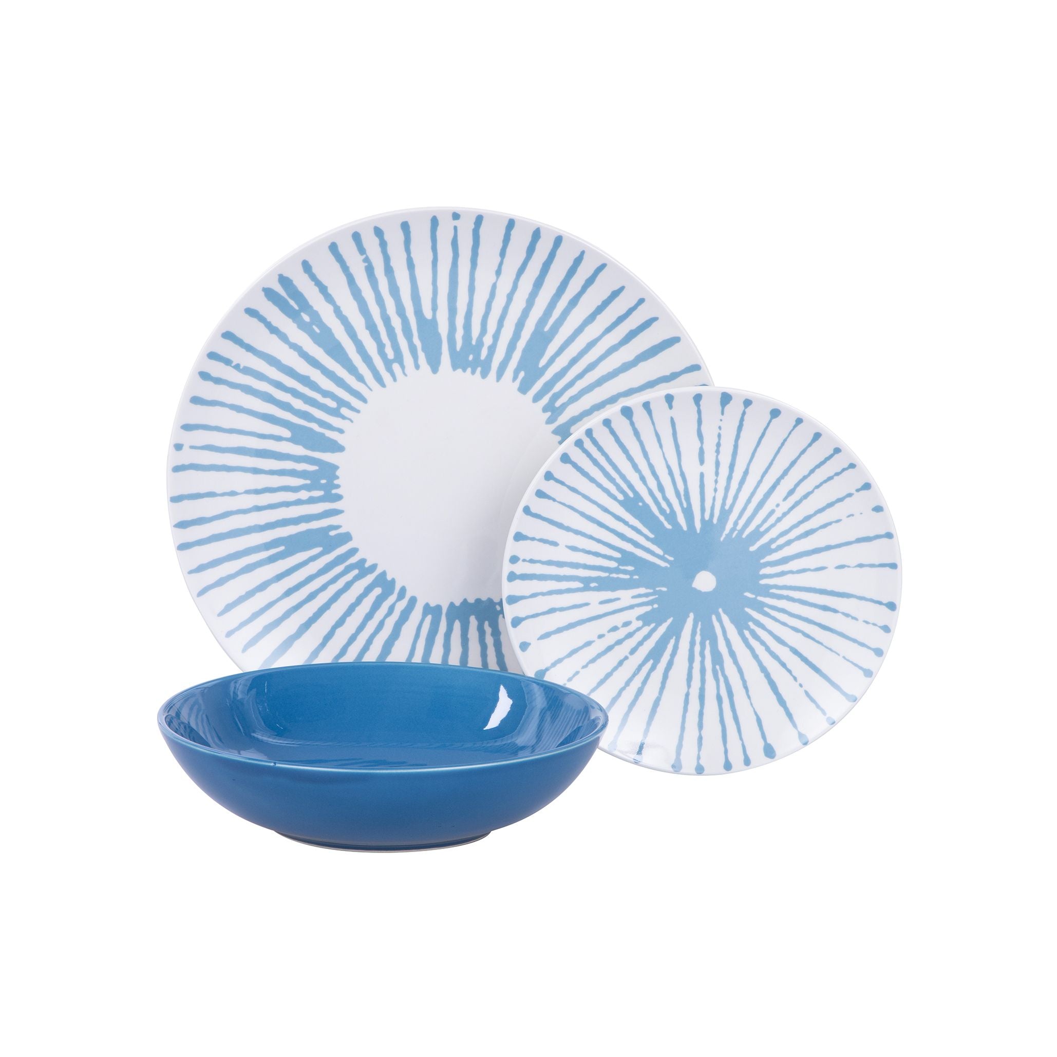 Set tavola 18 Pz Jelly blu