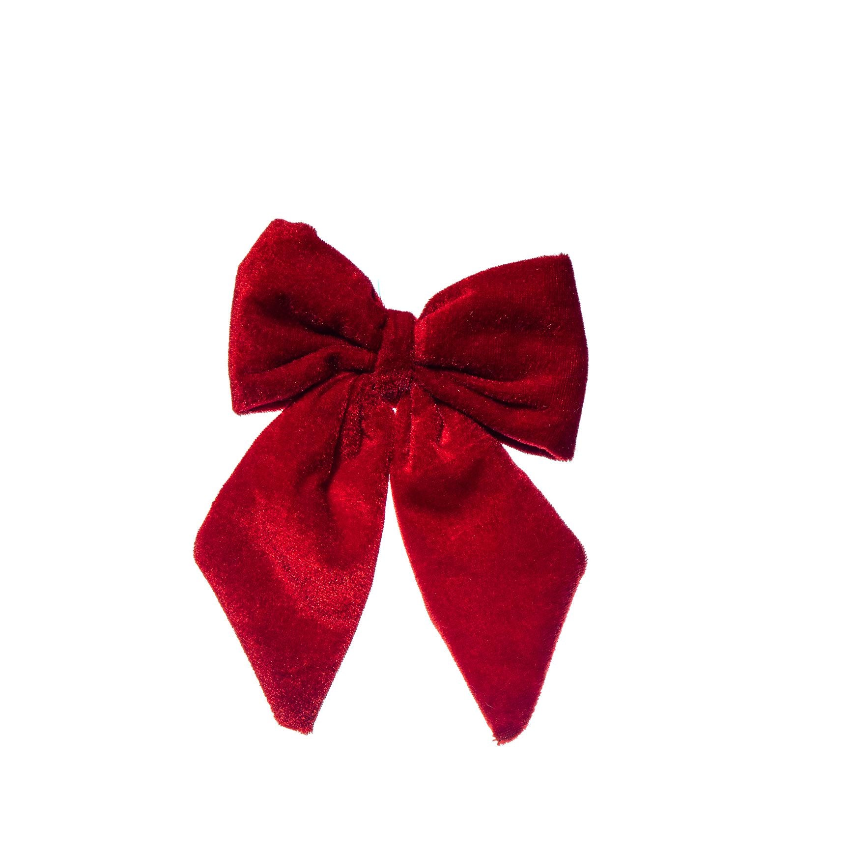 Fiocco velluto natalizio 24x16 cm