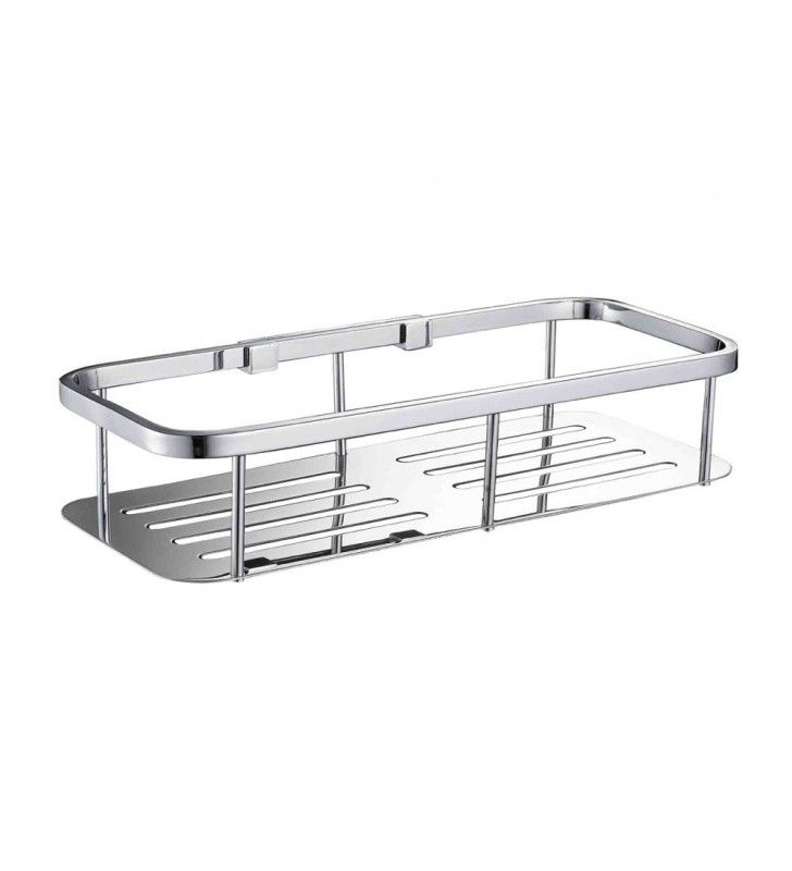 Cestino rettangolare doccia INOX