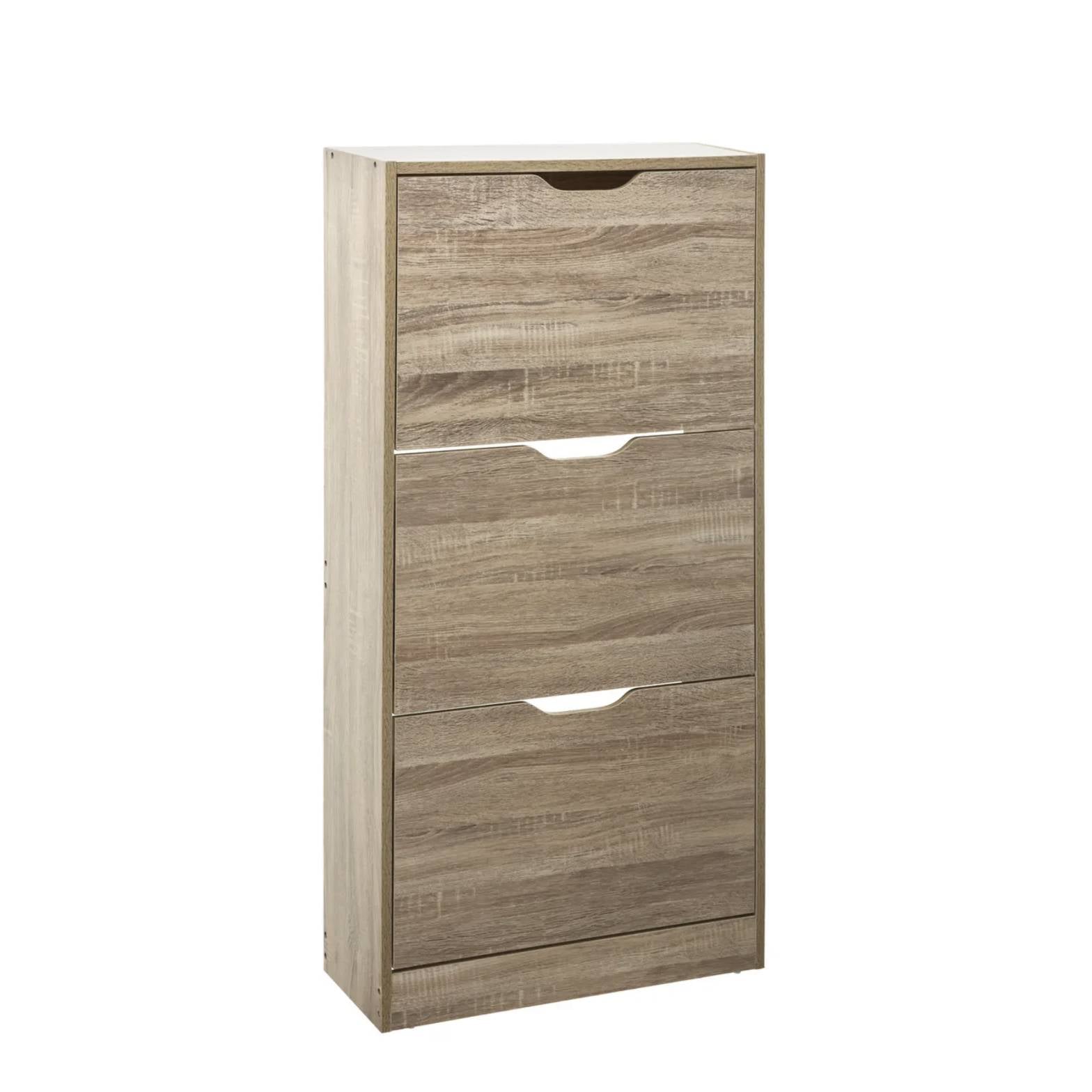 Scarpiera con 3 cassetti