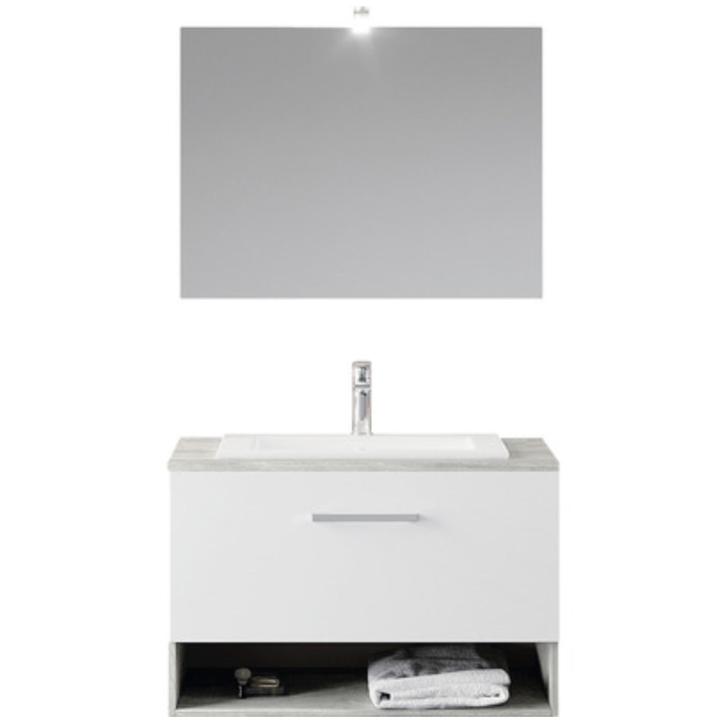 Mobile sospeso 80 cm cassettone e vano