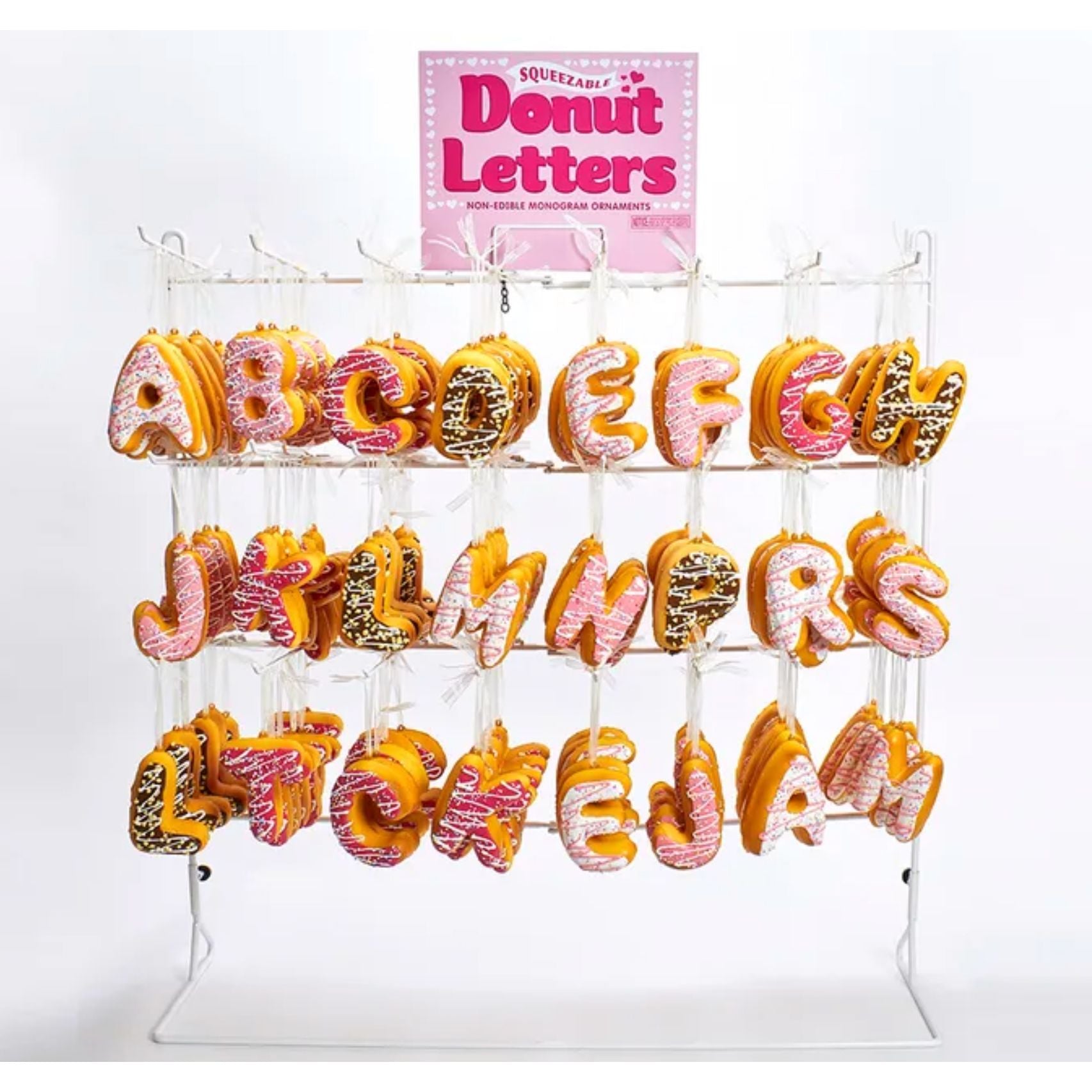 Addobbi albero alfabeto di ciambelle Christmas Inspiration