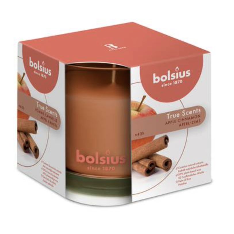 Candele in vetro profumate Bolsius 8