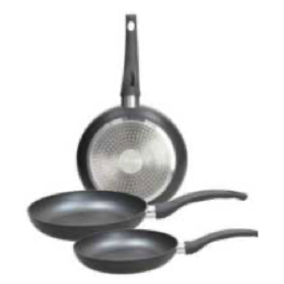 Set 3 padelle in alluminio