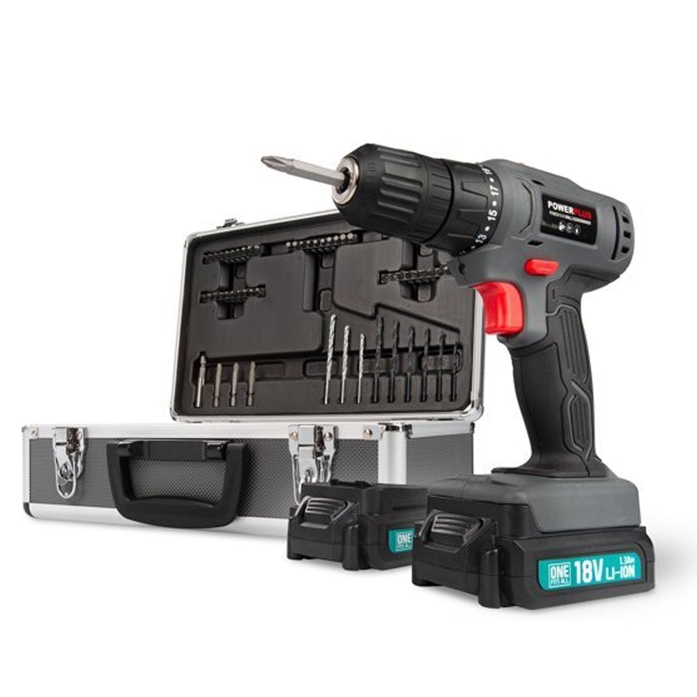 Trapano avvitatore 18 V in valigetta con accessori
