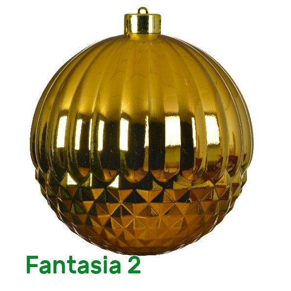 Palline di natale color oro Kaemingk 14 cm 4