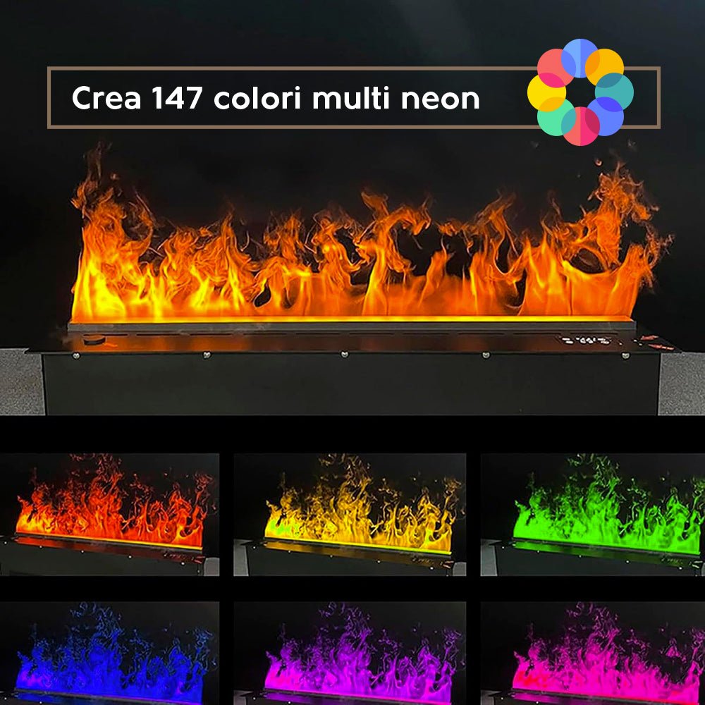 DIVINA FIRE Inserto a Vapore Acqueo VAPOR3D100 5