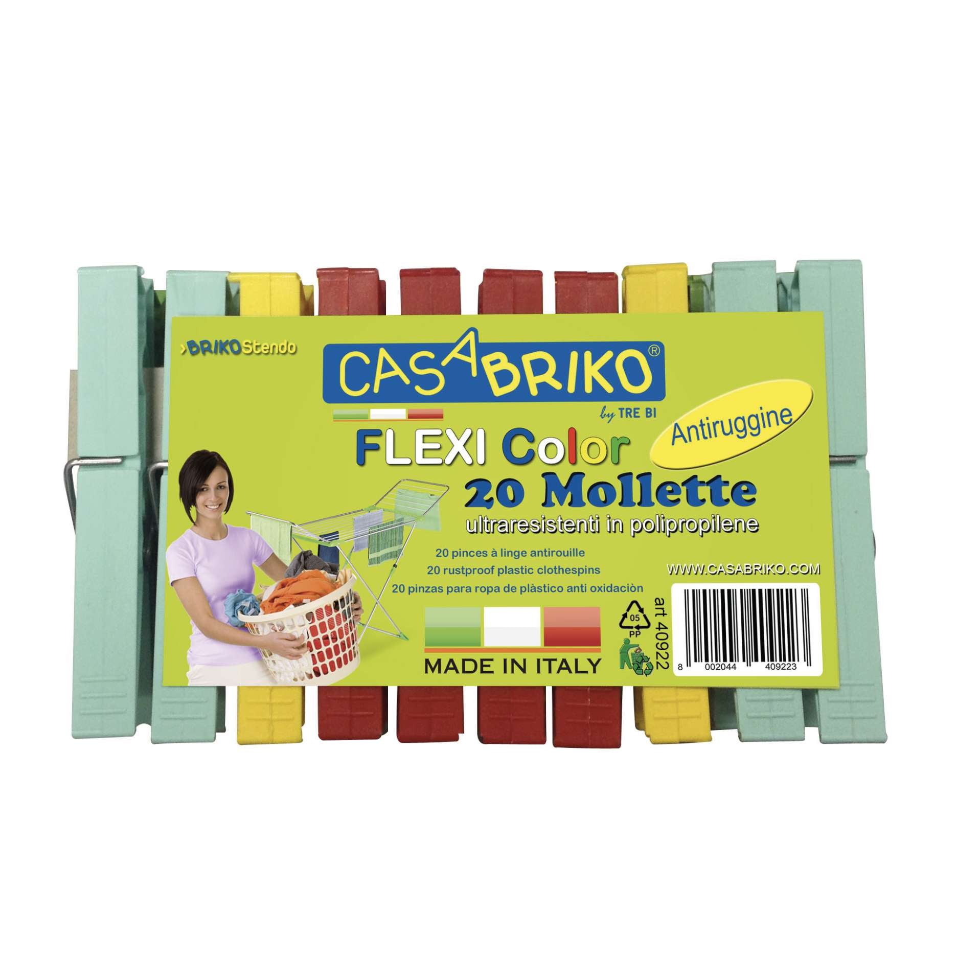 Mollette in plastica 20Pz