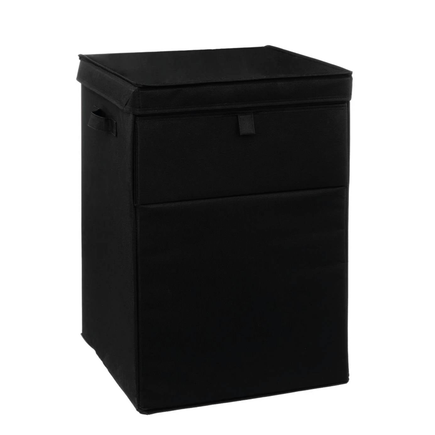 Cesto per Biancheria Nero ‚Äì 65 Litri