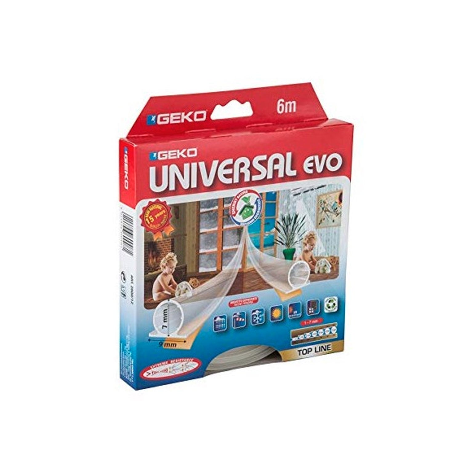 Paraspiffero adesivo termoplastico 7x9mmx 3 mt bianco