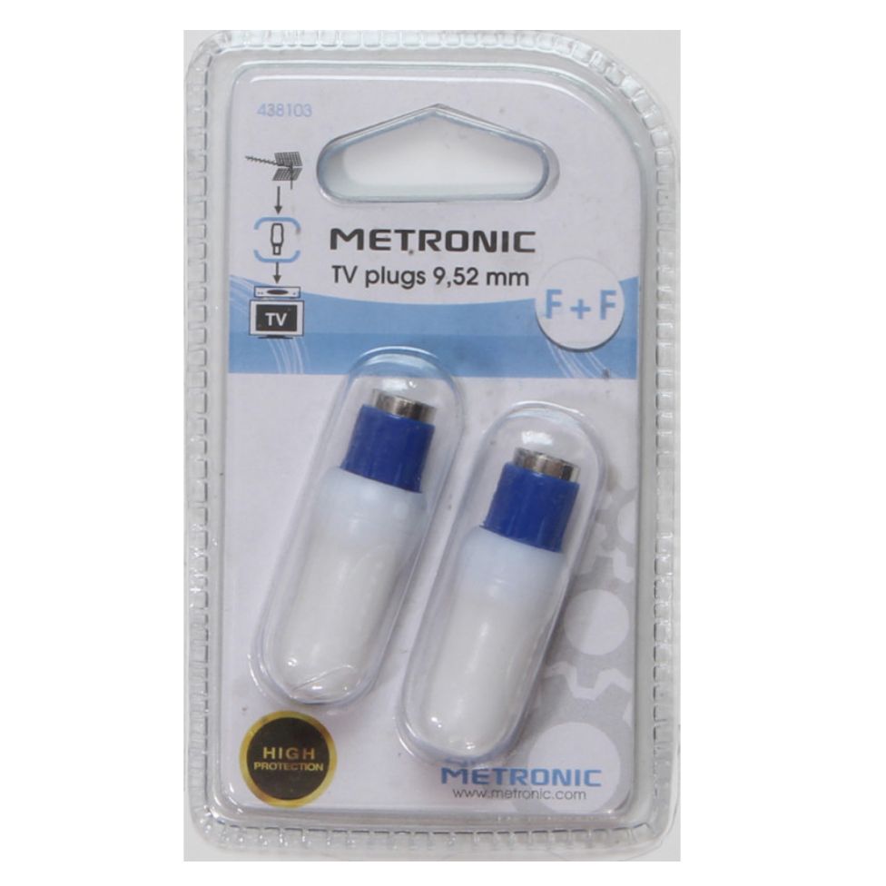 Spina TV 9,52mm femmina (2 pz.)