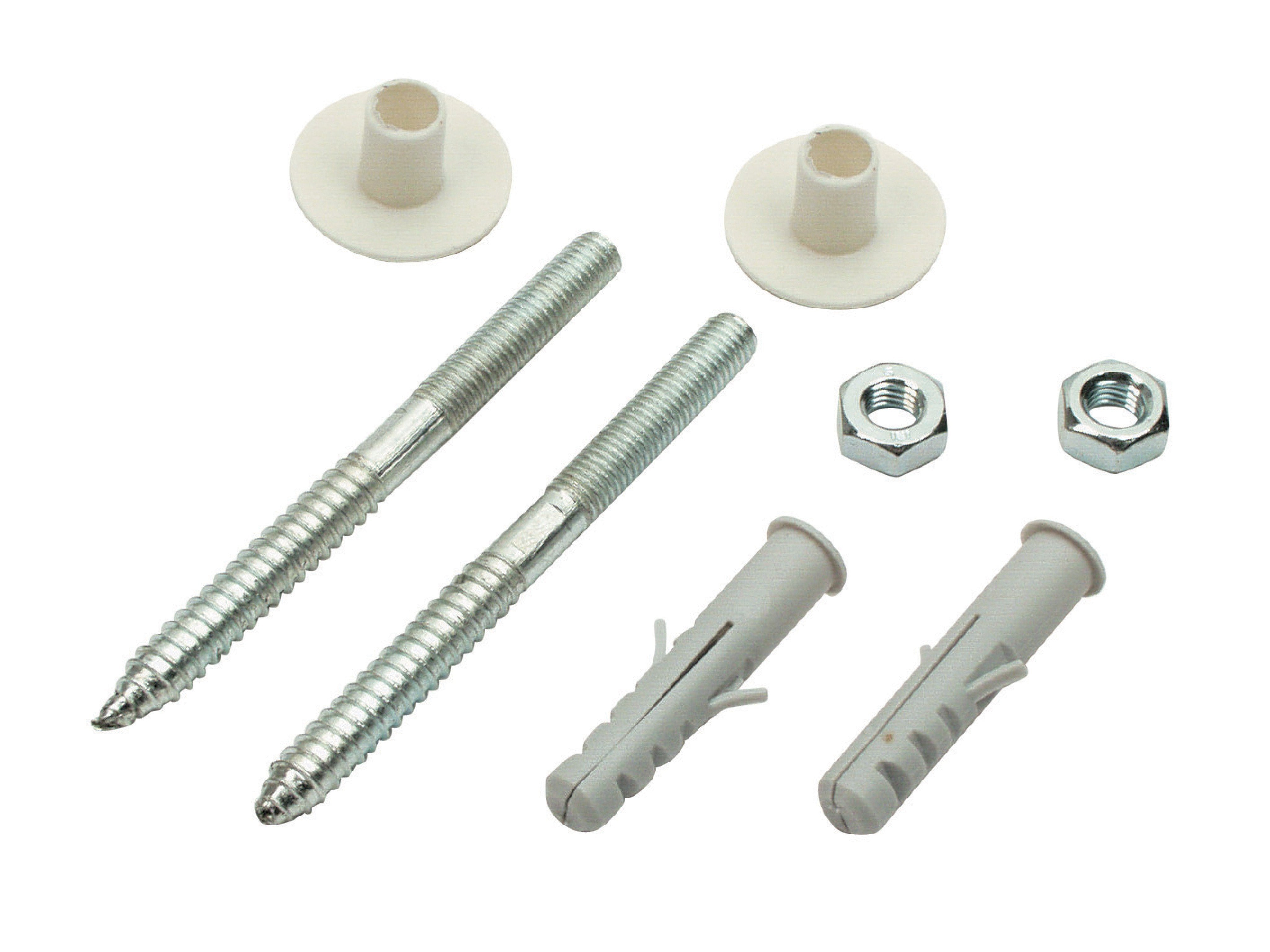 SERIE 2 VITI ACCIAIO 120MM PER FISSAGGIO LAVABO