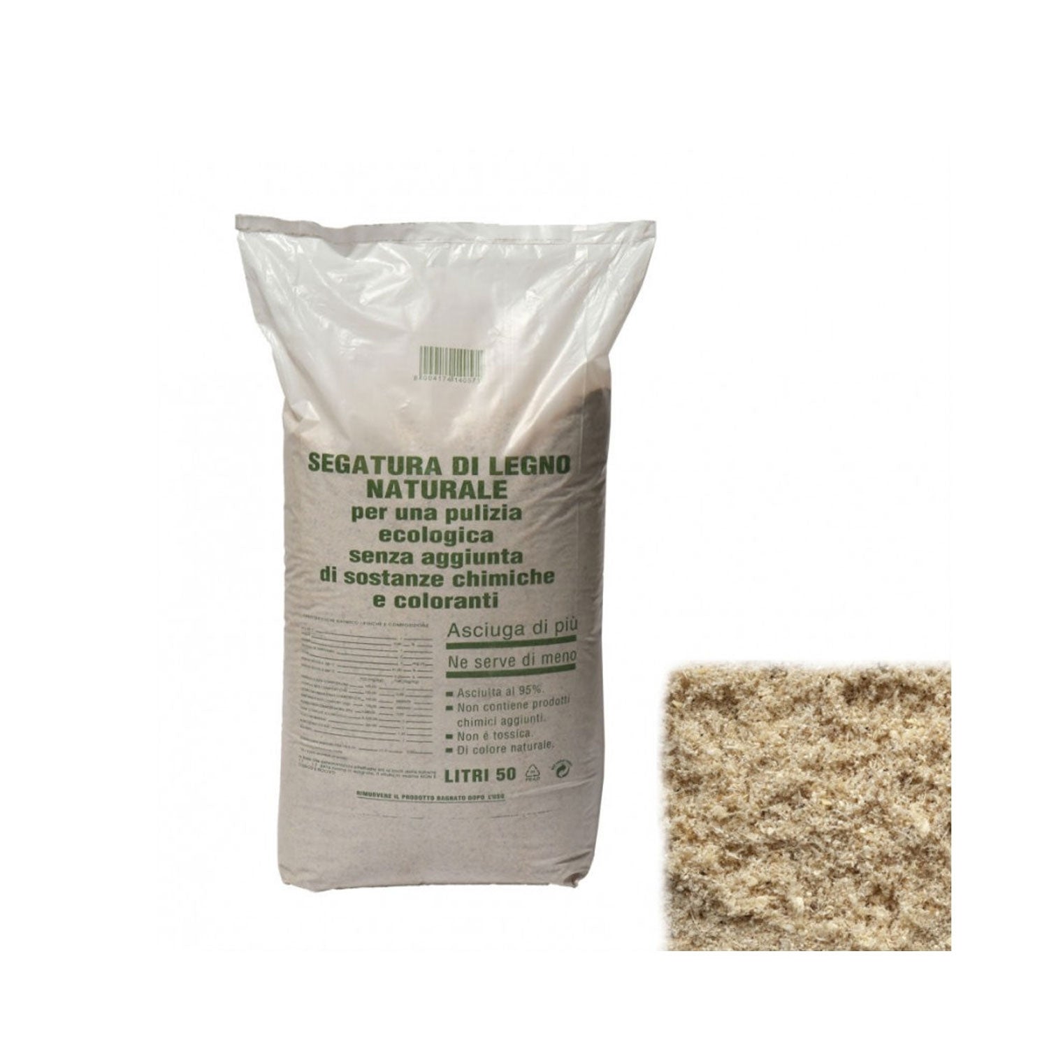 Segatura in sacco 50 lt