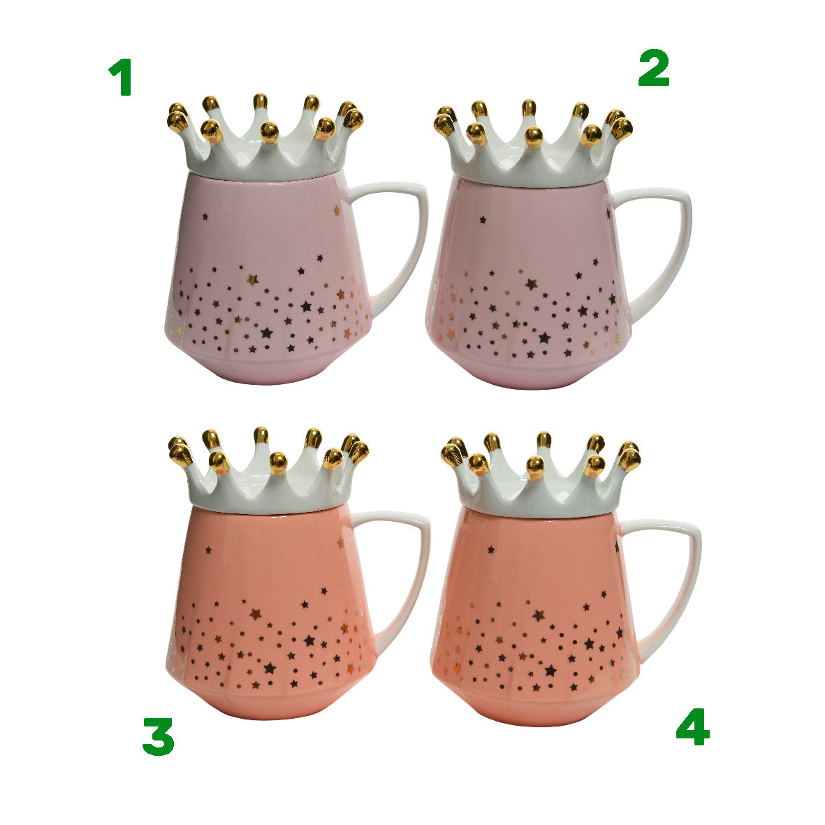 Tazza con corona 12 cm